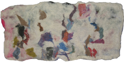 hand made felt by Miriam Milgram