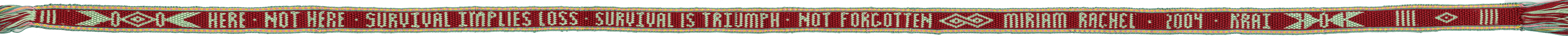 2002 card weaving text belt