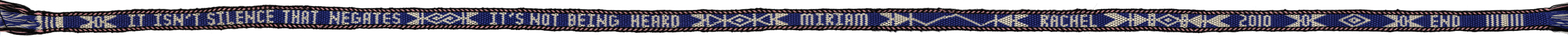 2010 card weaving text belt